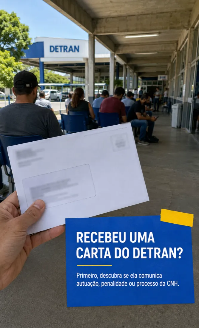 Post: recebeu uma carta do DETRAN?