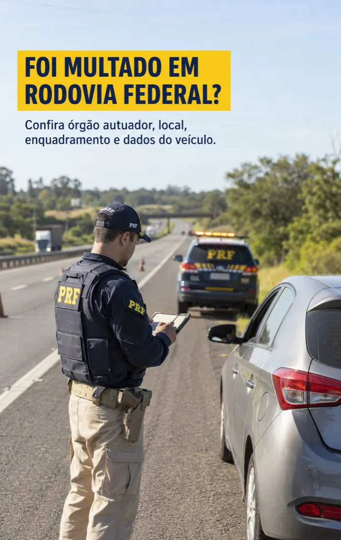 Post: foi multado em rodovia federal?