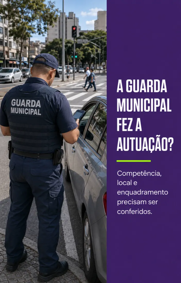 Post: a Guarda Municipal fez a autuação?